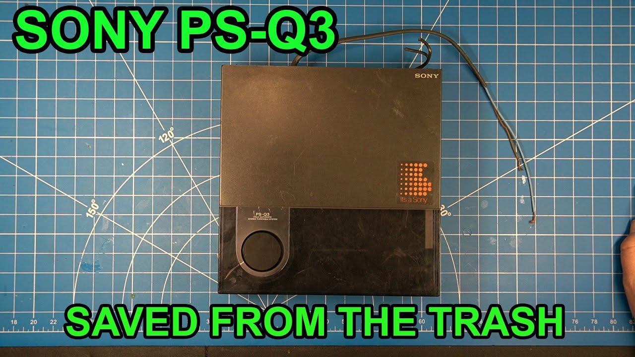 This Sony Record Player Was Headed for the Trash