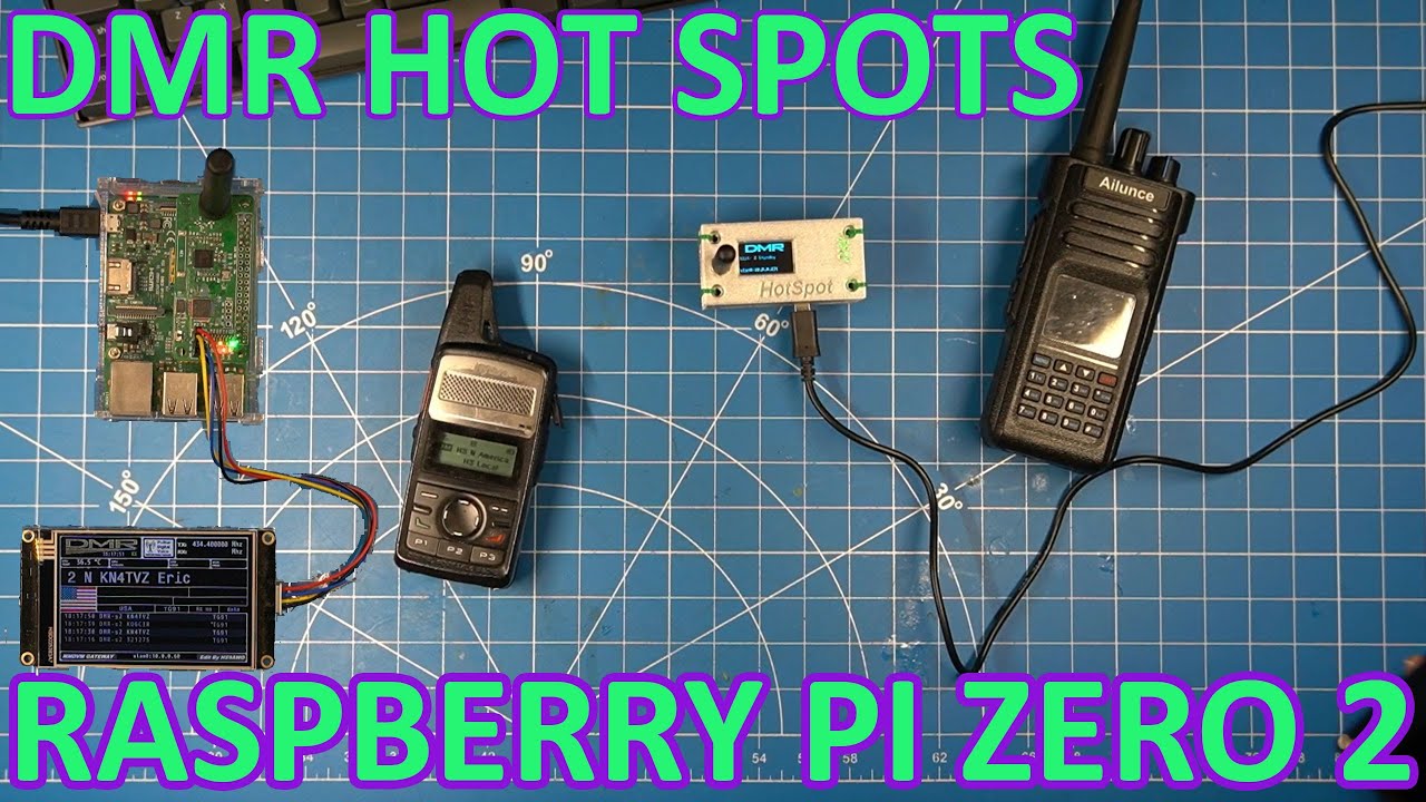 Setting up some MMDVM DMR hot spots with Raspberry Pi Zero 2 W