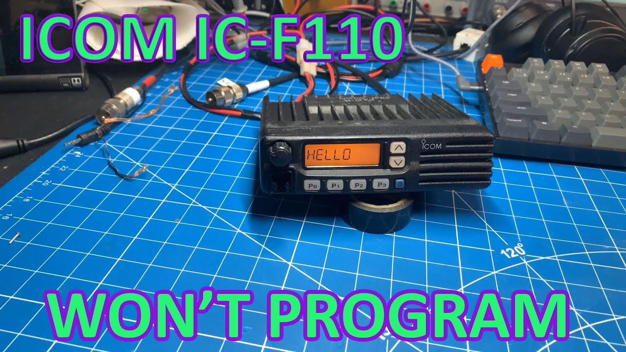 Icom IC-F110 Will not program