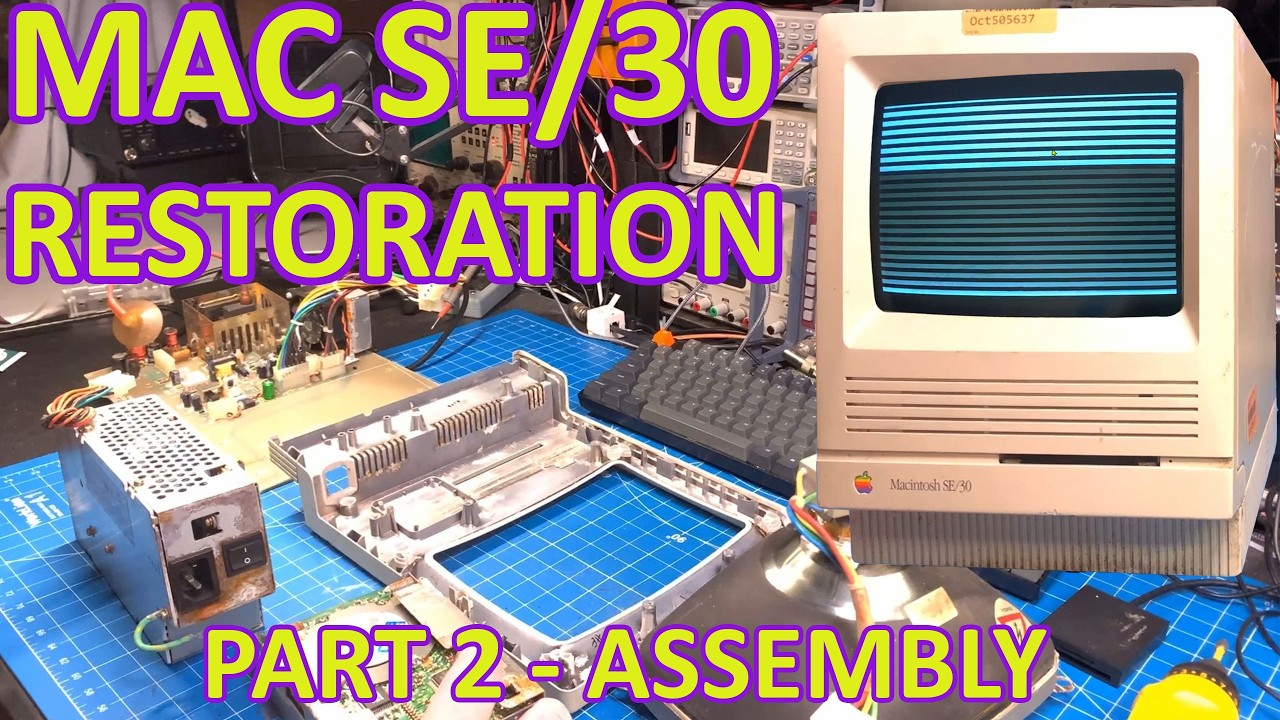 Macintosh SE/30 – Restoration Part 2 – Re-assembly