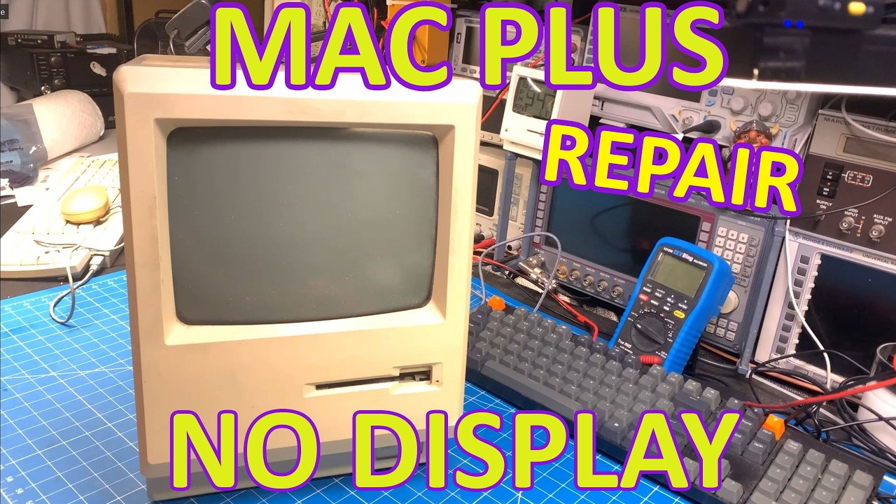 This Macintosh Plus Has No Display. Can It Be Fixed?