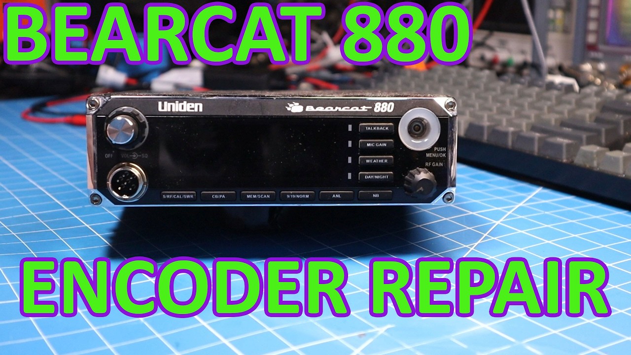 Uniden Bearcat 880 & 890 Encoder Replacement