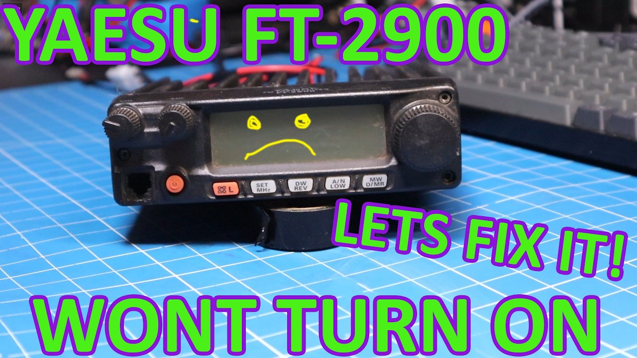 Why Won’t This Yaesu FT-2900 Turn On?