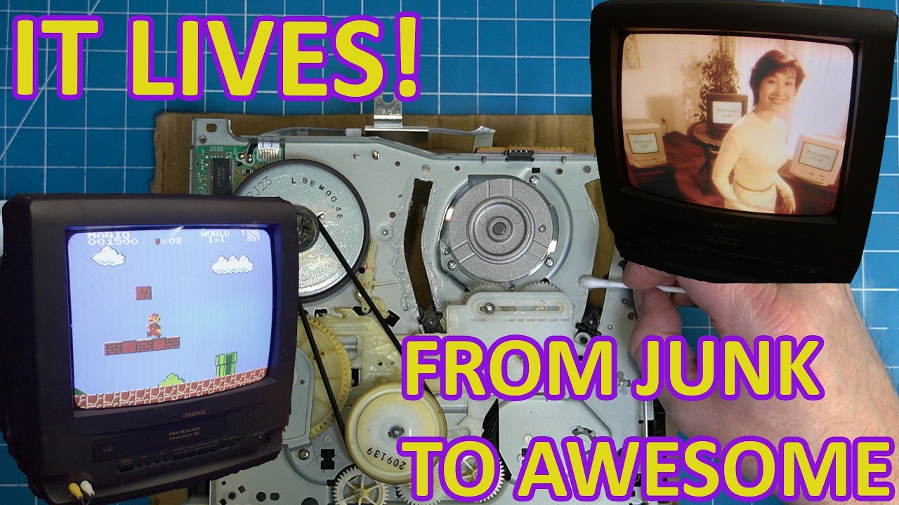 I Finished Restoring This Panasonic CRT TV/VCR! (PV-C1322-K) | Part 2